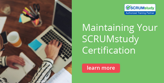 Maintaining Your SCRUMstudy Certification