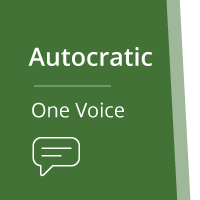 Autocratic Style - one voice