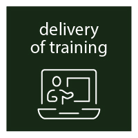 delivery of training