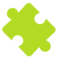 Green Jigsaw Puzzle Piece
