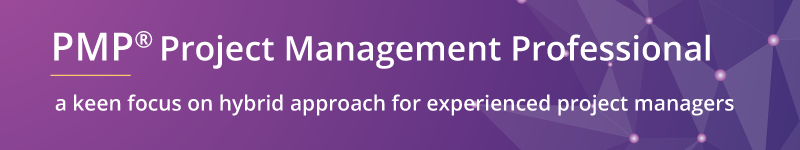 PMP Project Management Professional: a keen focus on hybrid for experienced project managers