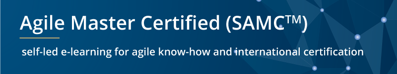 Agile Master Certified - self-led e-learning for agile know-how and international certification