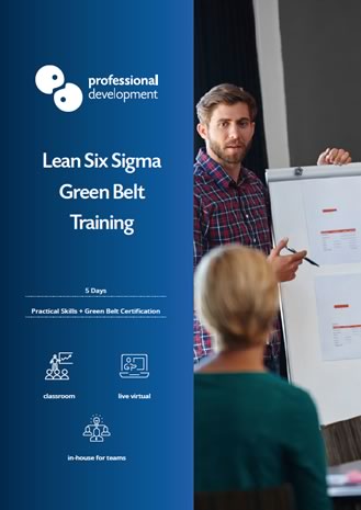 
		
		Lean Six Sigma Green Belt Training Level 5
	
	 Brochure