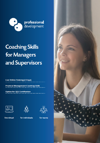 
		
		Coaching Skills for Managers
	
	 Brochure