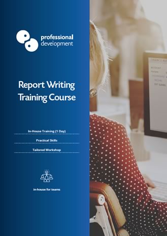 
		
		Report Writing Training Course
	
	 Brochure