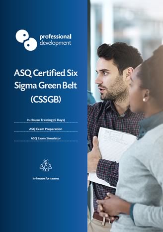 
		
		ASQ Certified Six Sigma Green Belt Training
	
	 Brochure