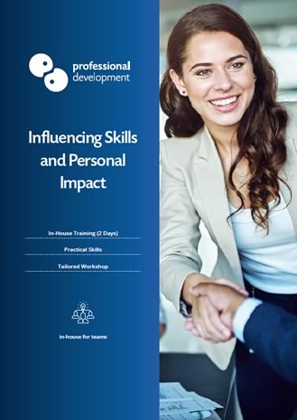 
		
		Influencing Skills and Personal Impact Course
	
	 Brochure