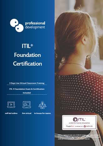 
		
		ITIL® 4 Foundation Course
	
	 Brochure