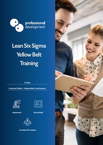 Get our Lean Six SIgma Yellow Belt Brochure