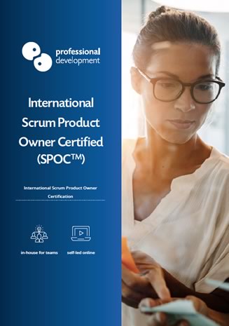 
		
		Scrum Product Owner Certified (SPOC<sup>TM</sup>)
	
	 Brochure