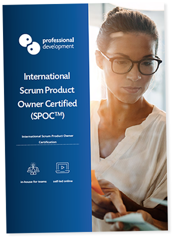 Scrum Product Owner Certified Brochure