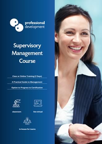 Download our Supervisory Management Brochure