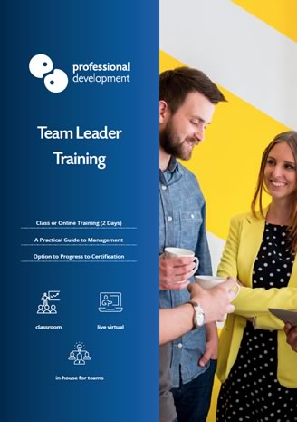 
		
		Team Leader Training Course
	
	 Brochure