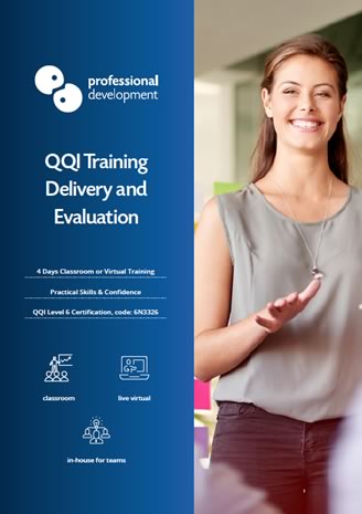 Download our Training Delivery & Evaluation Brochure